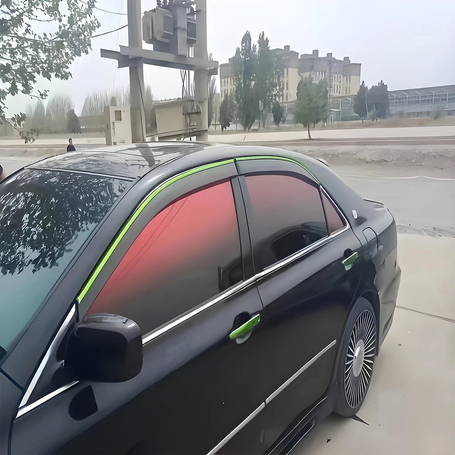 Gradient Color Automotive Window Film – Multiple Colors & Sizes