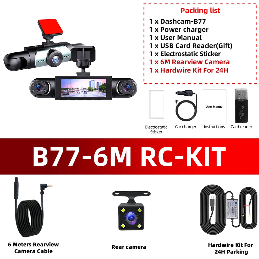 1080P 4-channel Dash Cam