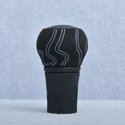 Universal Suede-leather Graffiti Manual Gear Shift Knob