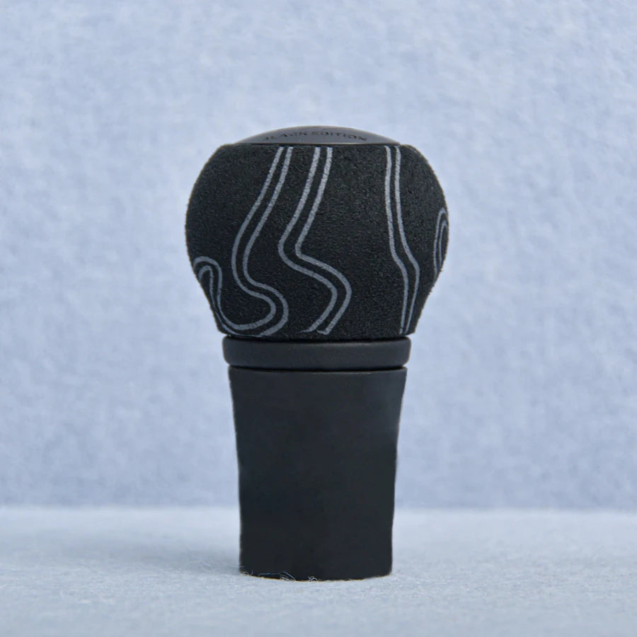 Universal Suede-leather Graffiti Manual Gear Shift Knob