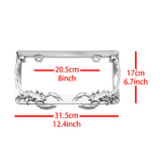 Scorpion-Design ABS License Plate Frames - Pair