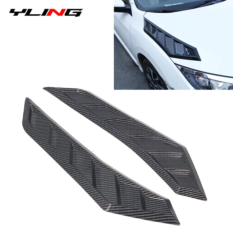 Hood Scoop & Vent Trim for Honda/Audi/Jeep/Mazda/Tesla/Peugeot Civic/Model 3/A3