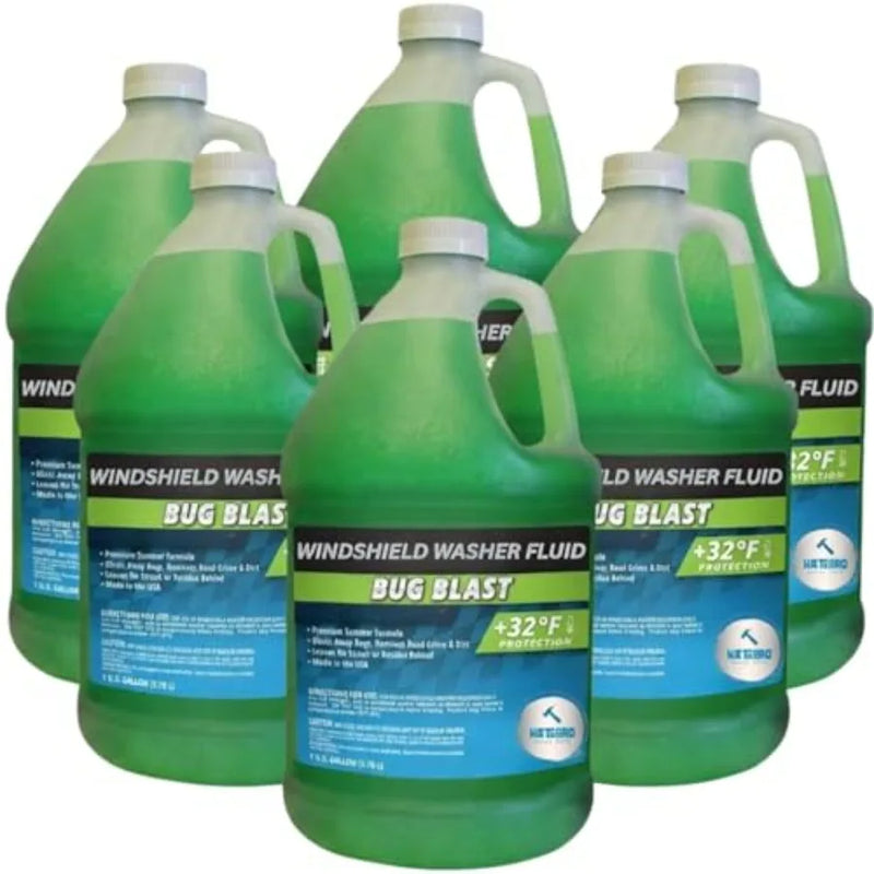 Summer Windshield Washer Fluid 6 Gallon Pack