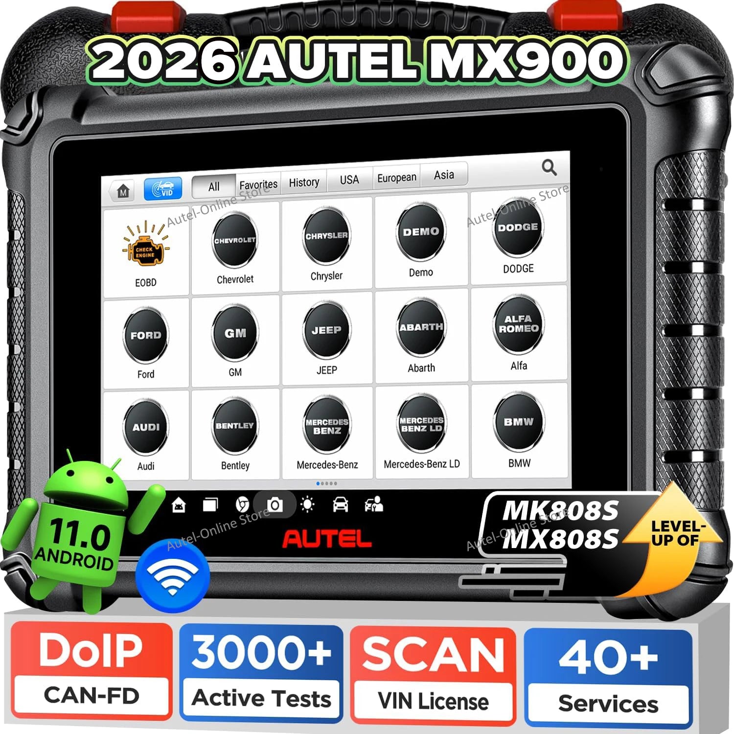 Autel MaxiCheck MX900 Bidirectional All-System OBD2 Scanner