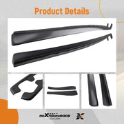 Black Side Skirt Extensions for 2005–2013 Chevrolet Corvette