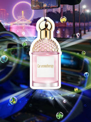 Pink Perfume Bottle Hanging Car Air Freshener