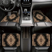 Bohemian-Style Universal Car Floor Mats – 4-Piece Set