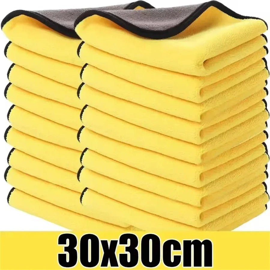 Double-Sided Microfiber Automotive Detailing Towels