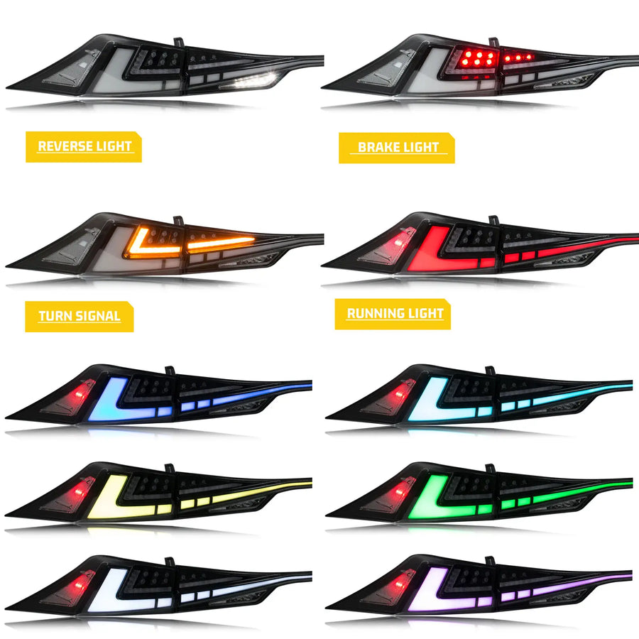 Lexus 3IS RGB LED Tail Light Pair – 2014–2020