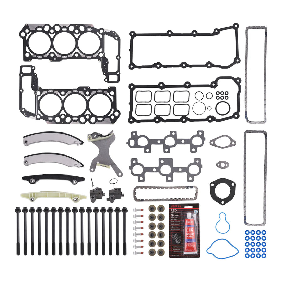 3.7L Head Gasket and Timing Chain Kit for 2002–2005 Dodge/Ram