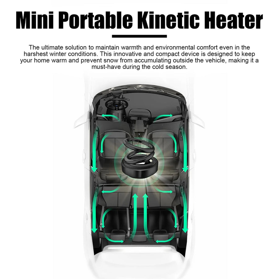 Solar-Powered Rotating Car Aroma Diffuser