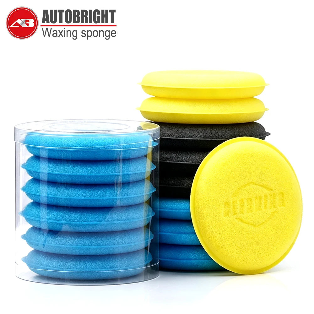 Round Foam Wax Applicator Pads, 6- or 12-Pack