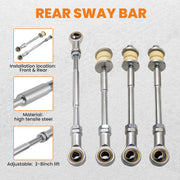 Front & Rear Sway Bar End Link Set for Nissan Patrol GU Y61 with 2-8-Inch Lift