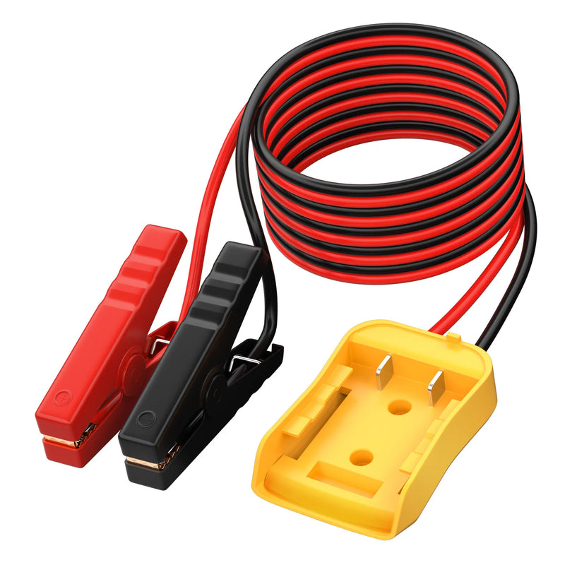 20V Jumper Clamp Adapter for DeWalt-Compatible Tool Batteries