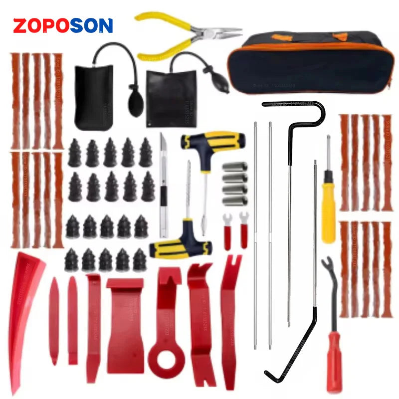 Automotive Air Wedge and Long-Reach Lockout Tool Kit, 15-67 Piece Options