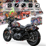 Halloween Retro Graffiti Decorative Vinyl Wrap