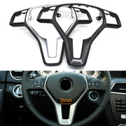 Steering Wheel Carbon Fiber Cover Panel Trim for Mercedes-Benz W176 W246 W204 X204 W212 W207 W156