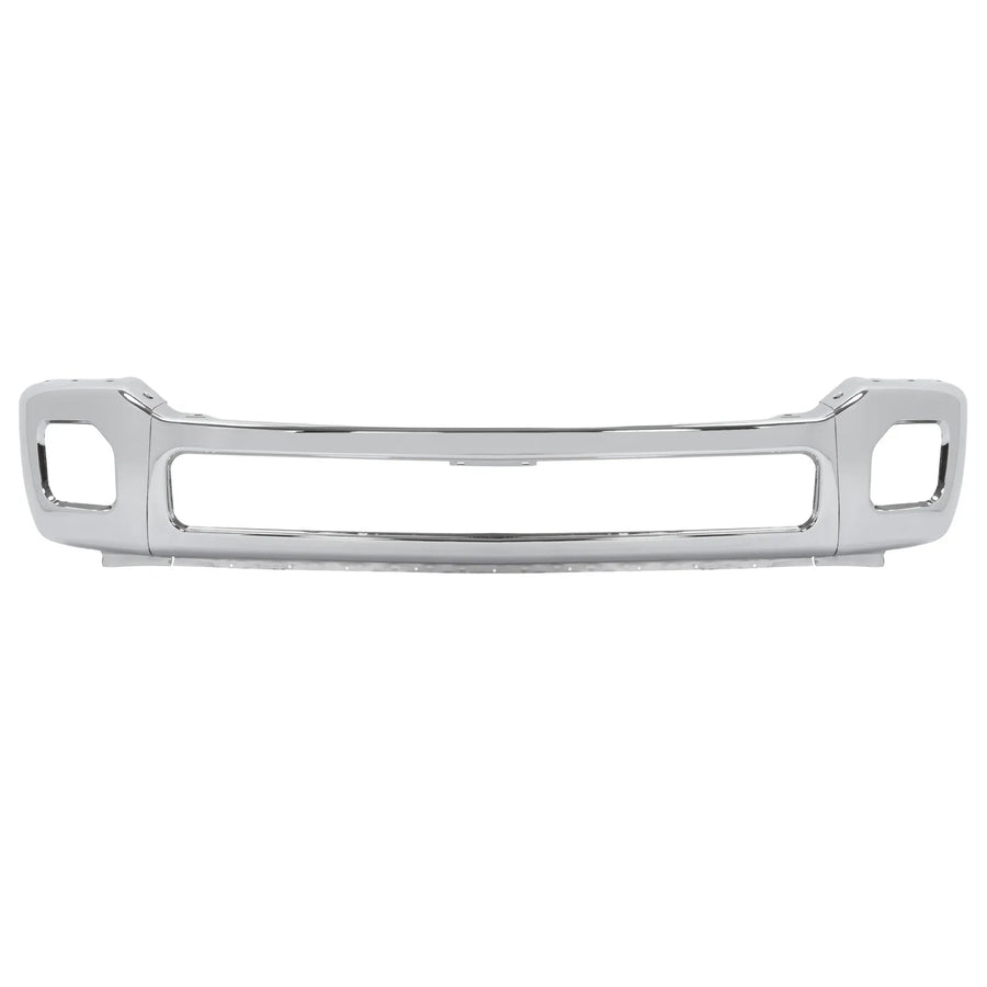 Chrome Front Bumper with Fog-Light Openings for Ford F-250/F-350 2011–2016