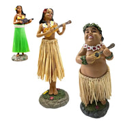 Hawaiian Hula Girl Dashboard Doll with Ukulele