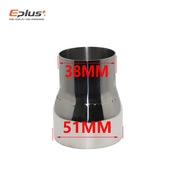 Universal 304 Stainless Steel Exhaust Pipe Reducer Adapter, 32/66mm