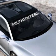 “MILF Hunters” Windshield Vinyl Decal – 100 × 9 cm