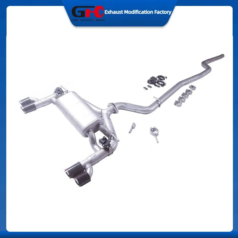304 Stainless Steel Valved Cat-Back Exhaust System for BMW 3 Series & 4 Series 2013-2018
