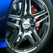 4-Piece 56 mm Wheel Center Cap Emblem Decal Set
