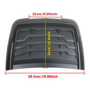 Universal Black Hood Vent Scoop Cover
