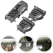Non-Slip Aluminum Manual Pedal Cover Set – 2/3-Piece