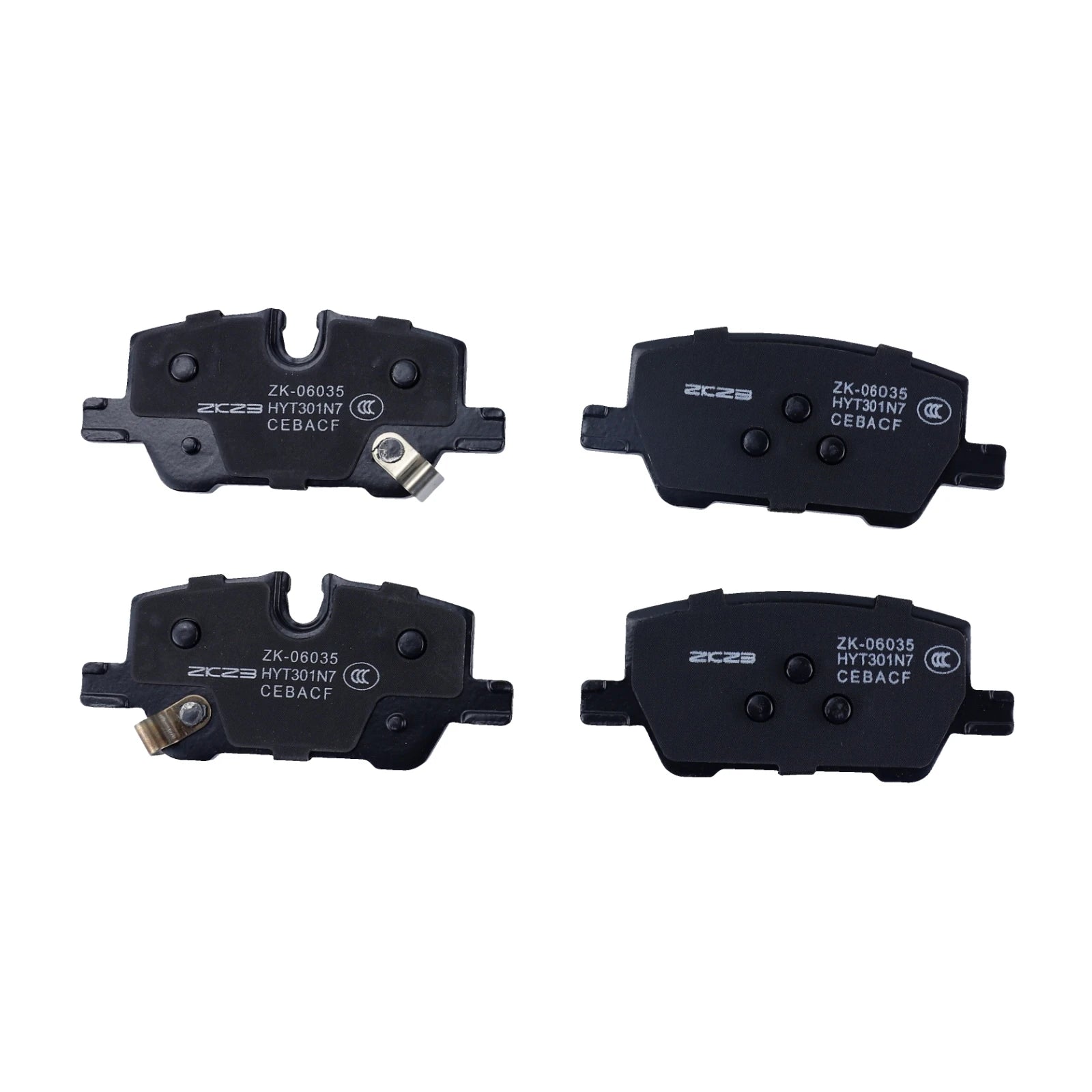 Rear Ceramic Brake Pad Set for Buick Encore GX & Chevrolet Trailblazer 2019-2023