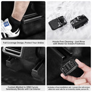 Seat Rail End Cover Set for Tesla Model 3/Y Highland and Juniper