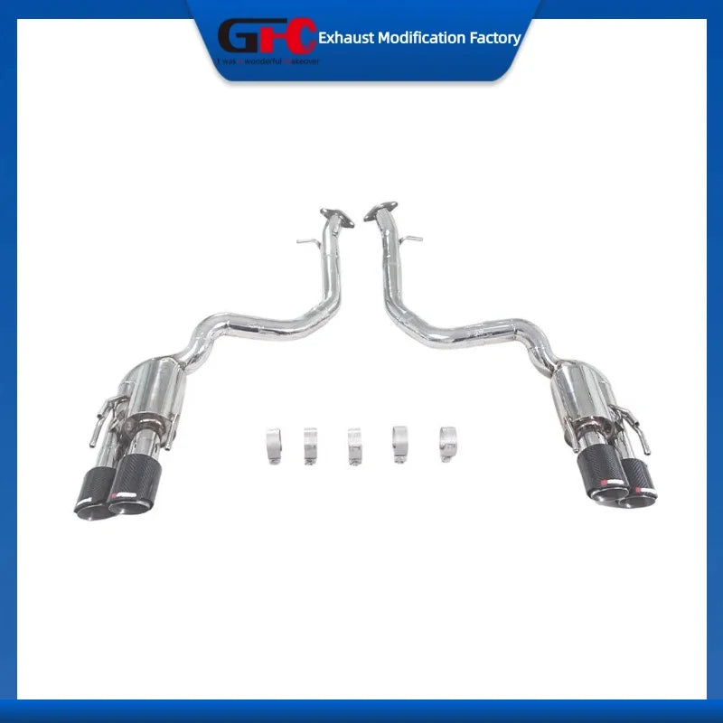 304 Stainless Steel Valved Exhaust Muffler for Lexus IS 250/IS 300/IS 350 2.5L/3.0L/3.5L