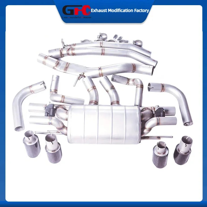 304 Stainless Steel Cat-Back Exhaust System for Porsche Cayenne 9Y0 Hybrid 3.0T 2018-2024
