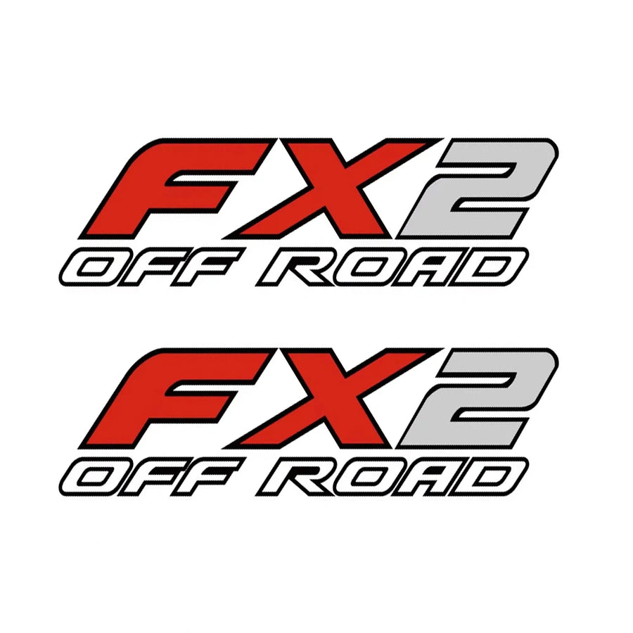 FX2 Off-Road Pickup Decal Pair – 40 × 12 cm