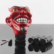 Red Devil Skull Universal Shift Knob – 8/10/12 mm Adapters