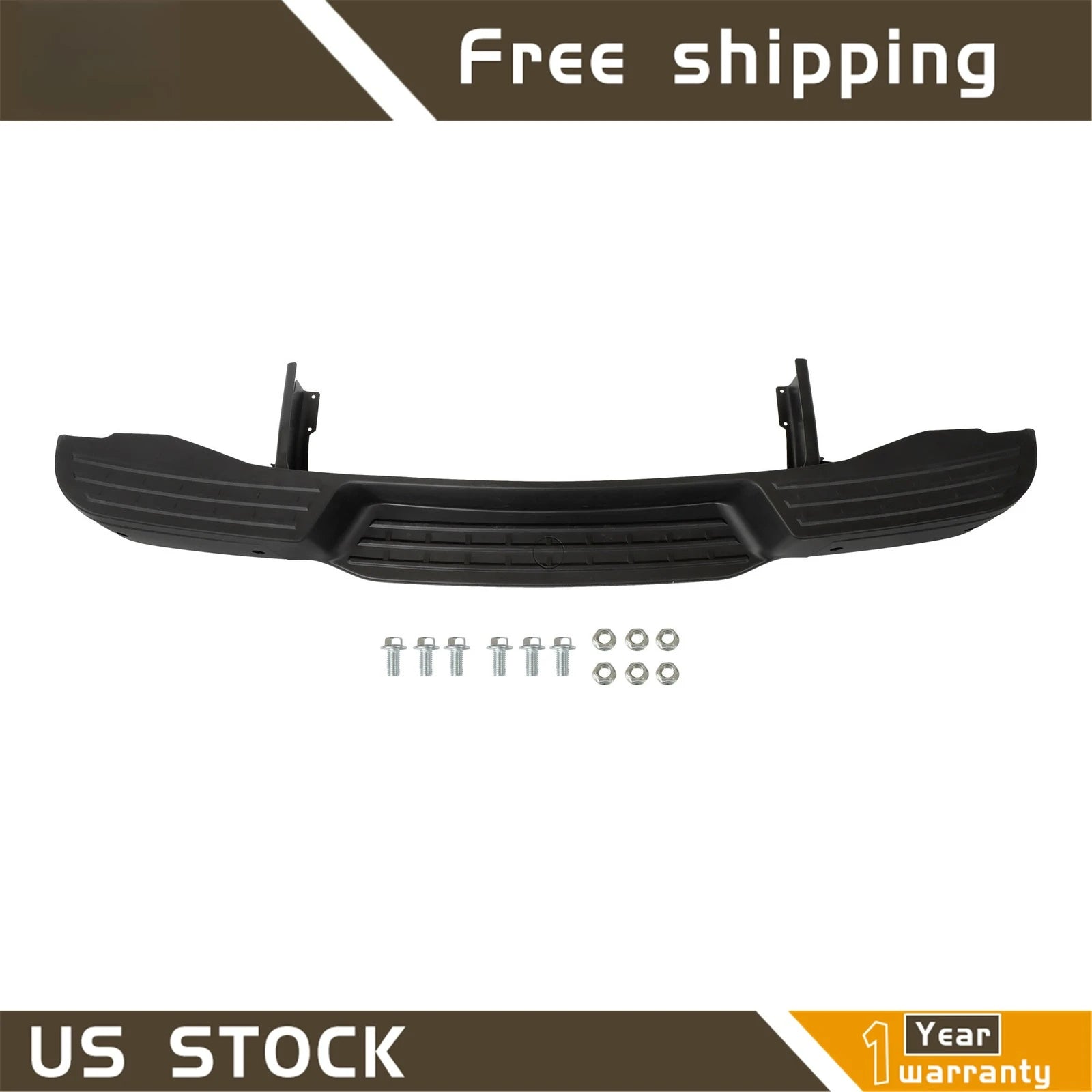 Rear Step Bumper with Sensor Holes for Nissan NV1500 2012-2021