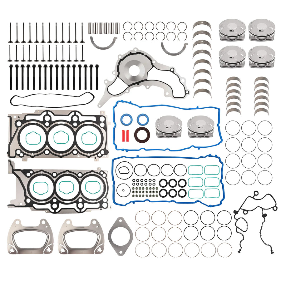 3.6L Piston, Ring, Valve and Bearing Kit for 2011–2016 Dodge Journey