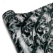 Skull Graphic Automotive & Motorcycle Vinyl Wrap