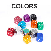 Aluminum Dice Tire Valve Stem Caps – Universal Dust Covers for Cars, Trucks