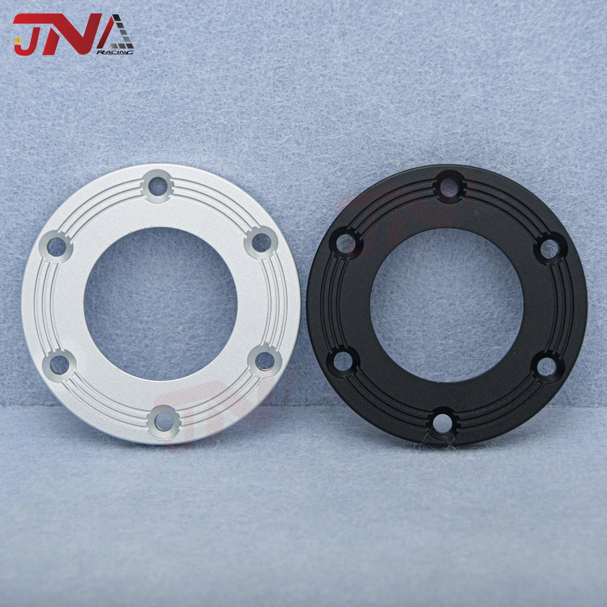 Aluminum 74MM 6 Bolts Steering Wheel Horn Button Center Ring JDM Racing Car Replacement