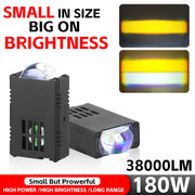2-Piece LED Auxiliary Light Pods – 180W, 10V–36V