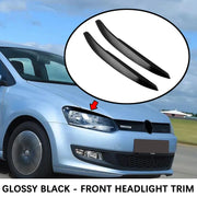 Rear Window Side Spoiler Trim for Volkswagen Polo 6R/6C 2011-2017