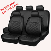 9-Piece Universal Car Seat Cover Set – Multiple Black Designs