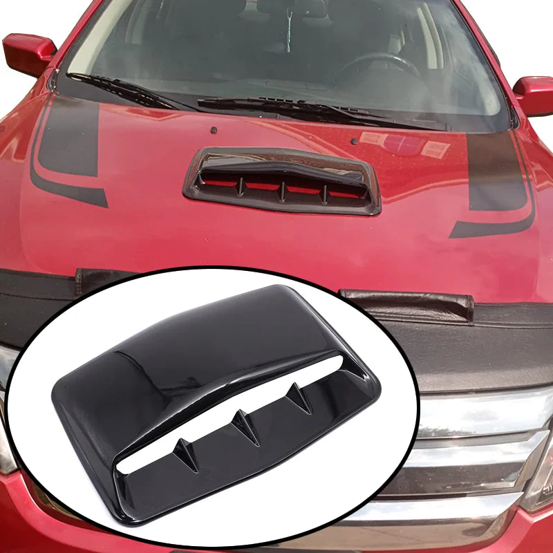 Black Hood Scoop & Vent Trim for Volkswagen/BMW/Audi