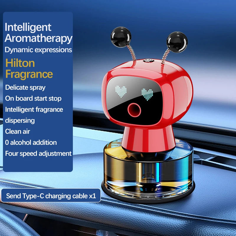 Rechargeable Smart Car Aroma Diffuser – 4-Level Adjustable