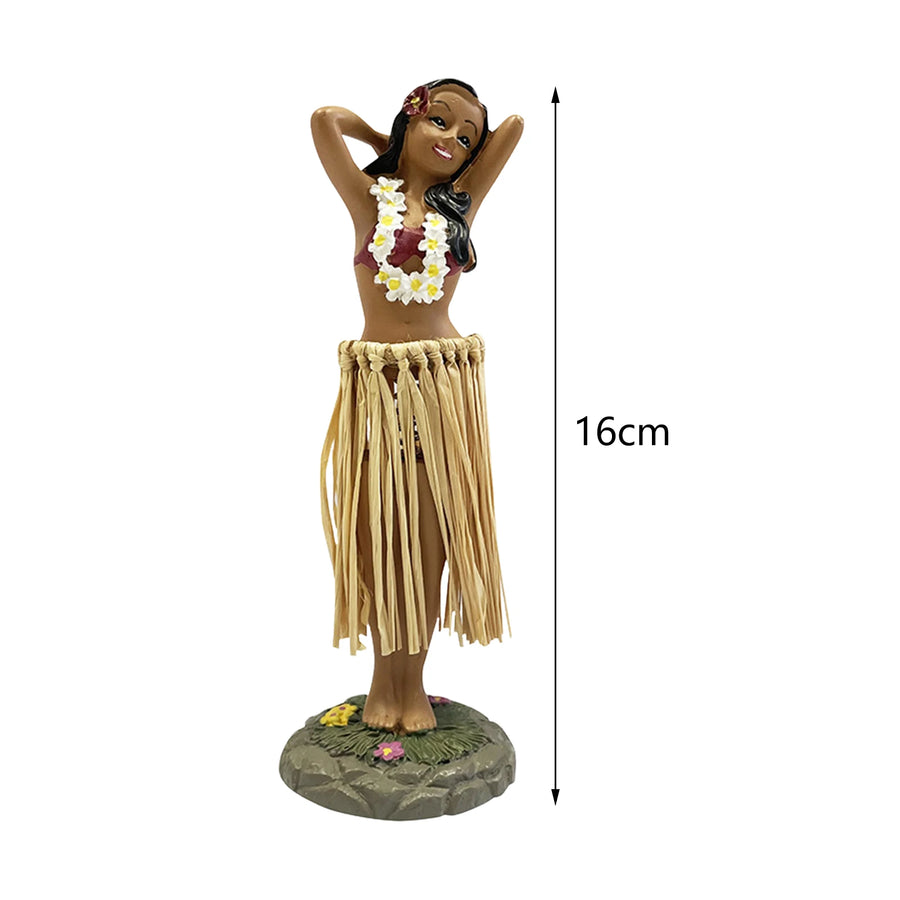 Hawaiian Hula Girl Dashboard Doll with Ukulele