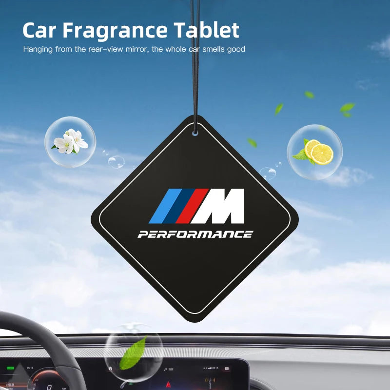 Leather Cologne Car Air Freshener Hanging Pendant