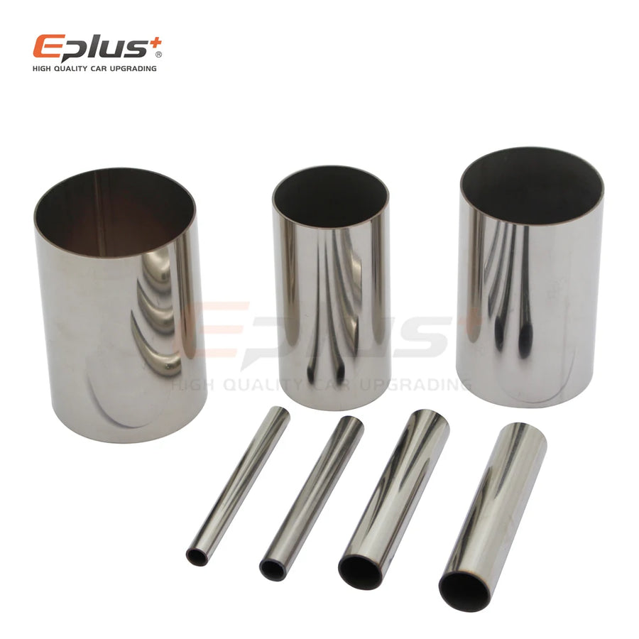 Universal 304 Stainless Steel Straight Exhaust Tubing, 500mm