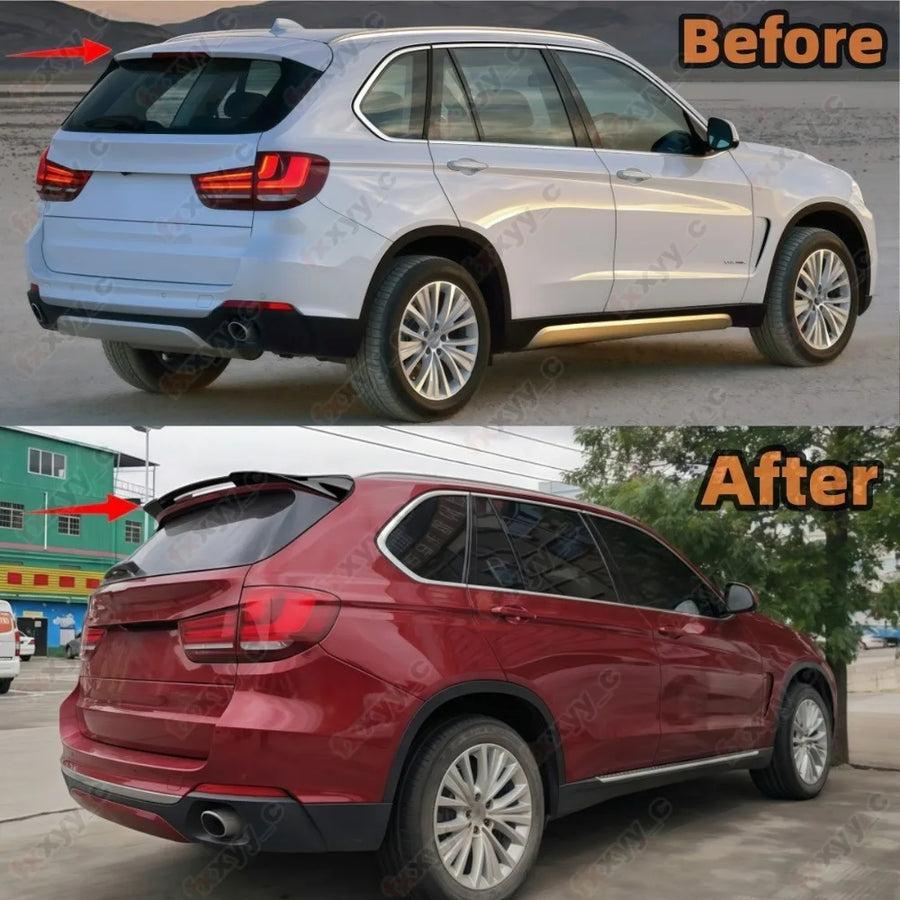 Gloss Black Rear Roof Spoiler for 2014–2018 BMW X5
