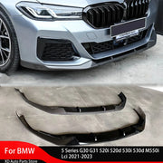 Front Bumper Lip Splitter for BMW 5 Series G30/G31 LCI 2021-2023